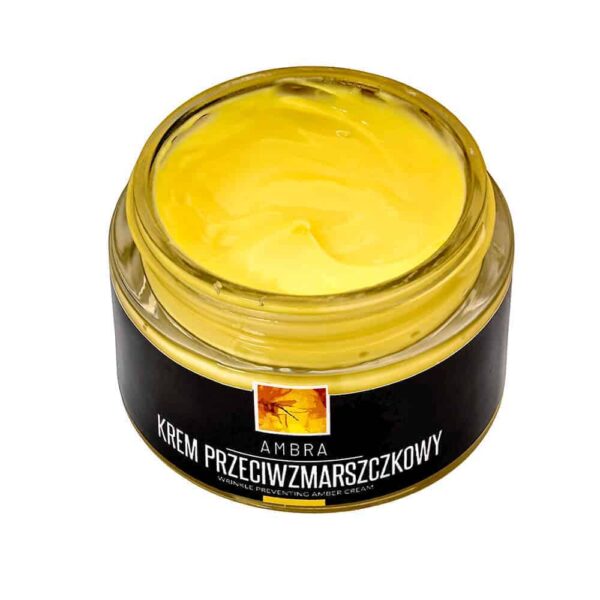 natural anti-wrinkle prenention cream made with amber by imperial time